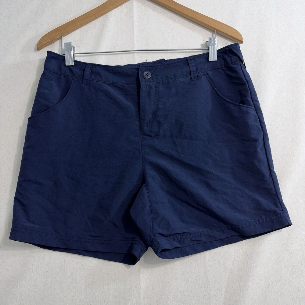 Columbia Shorts Womens 10 Blue PFG Fishing Casual Chino Relax